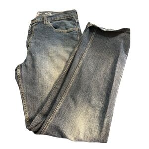 Denizen From Levis Jeans Mens 34x32 Blue 285 Relaxed Fit Straight Leg Denim